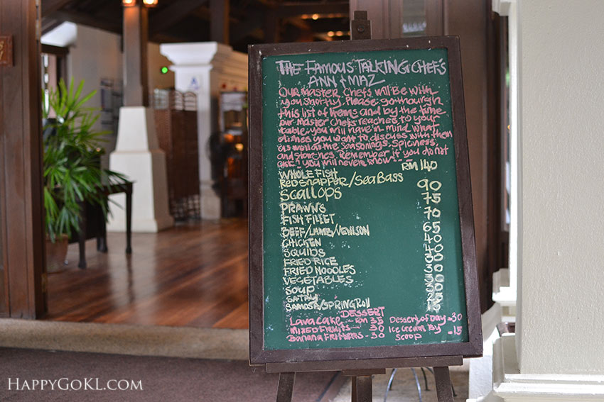 Happy Go KL - tanjung jara dinner menu tanjung jara dinner menu - Happy Go KL